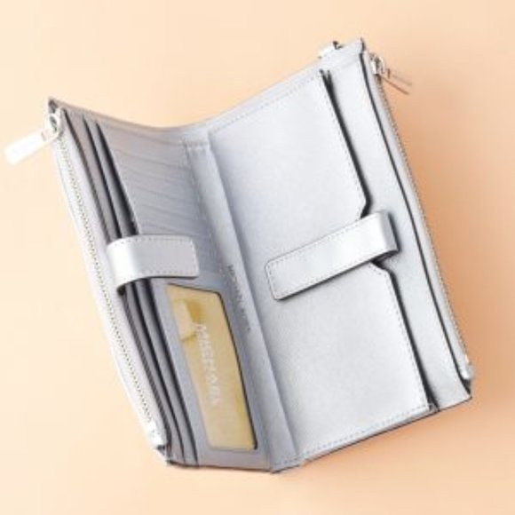 🆕️ Michael Kors Peyton Large Double Zip Wristlet - Picture 7 of 7